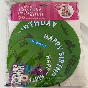 Fortnite 3 Tier Cupcake Stand